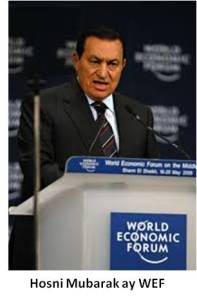 Hosni Mubarak at World Economic Forum